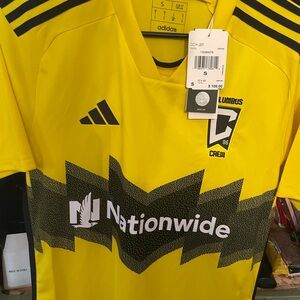 Columbus Crew Adidas Home Jersey - Yellow & Black
